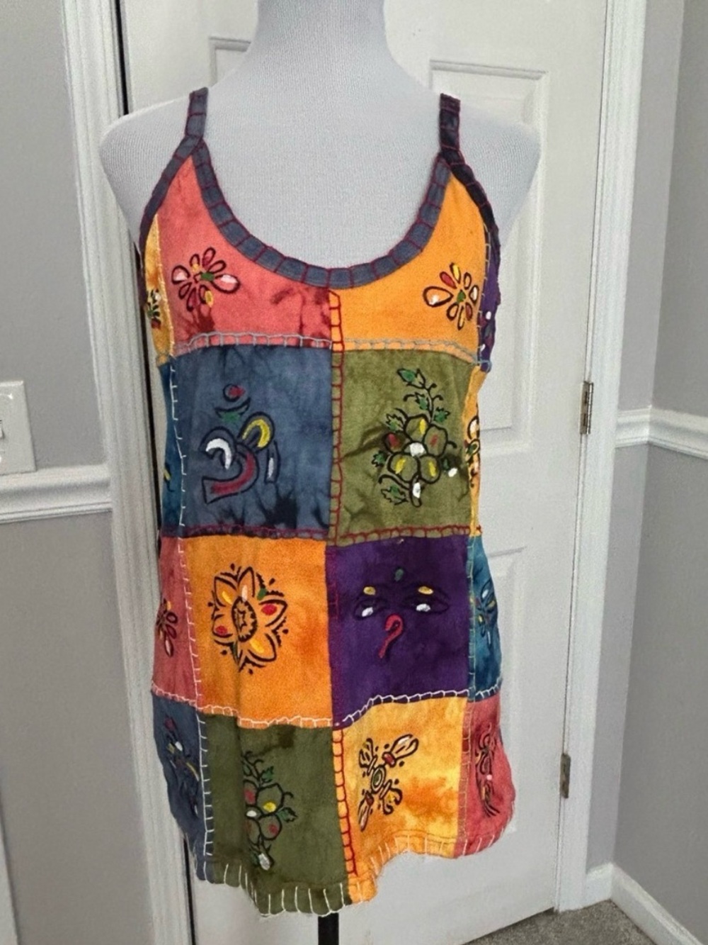 Boho Patchwork Tank Top